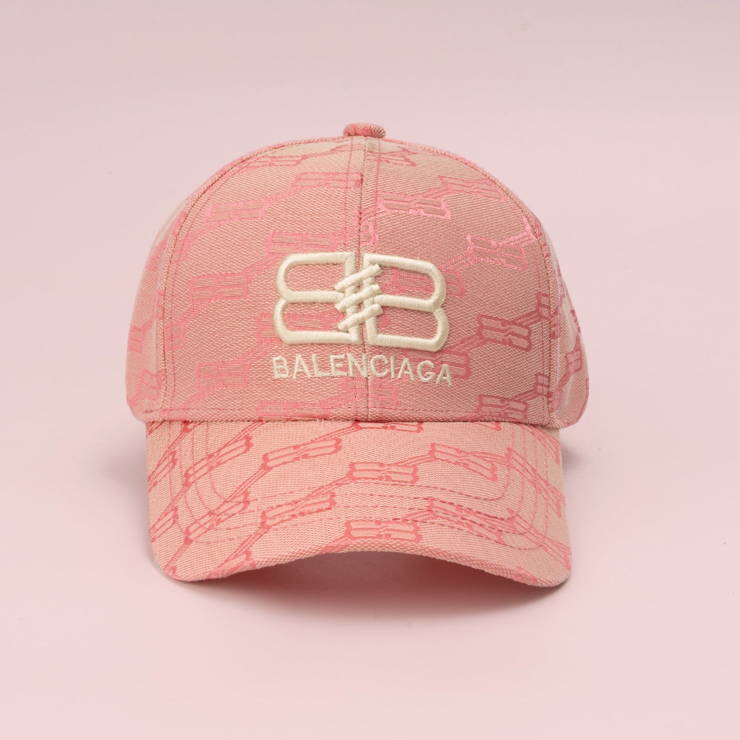 Blush Luxe Monogram Cap