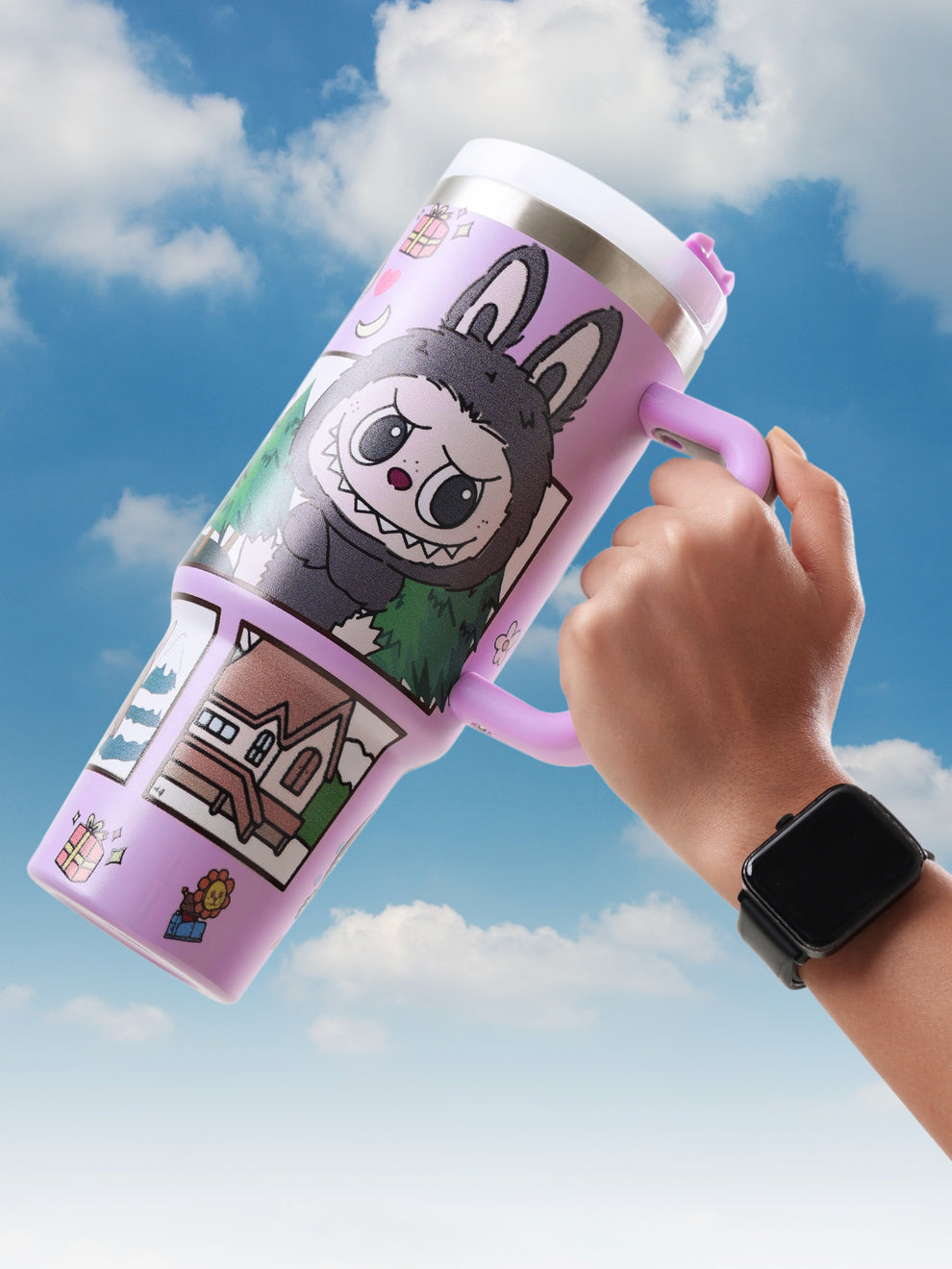 LABUBU “Forest Vibes” Lilac Sipper