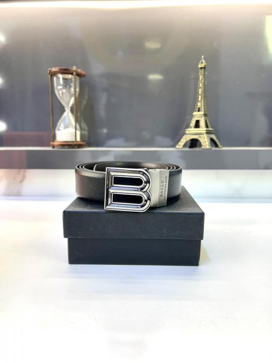 Ball_y Grey Reversible Belt Fa 649