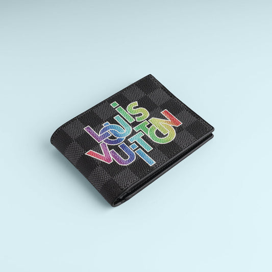 Multicolor Graphic Statement Wallet