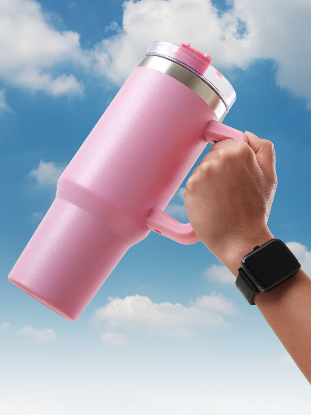Blush Rush Matte Pink Sipper