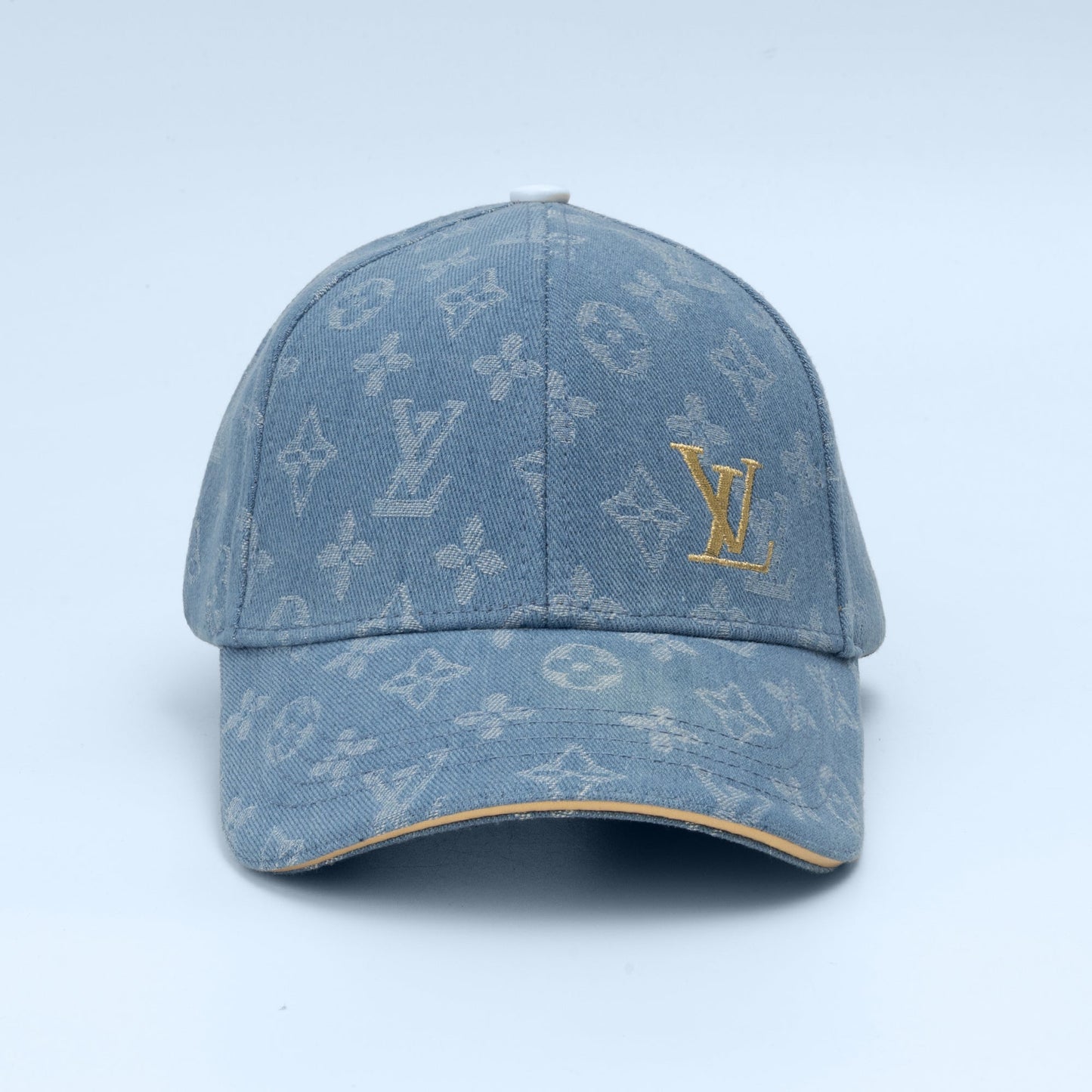 Skyline Monogram Denim Cap