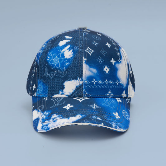 Azure Drift Monogram Cap