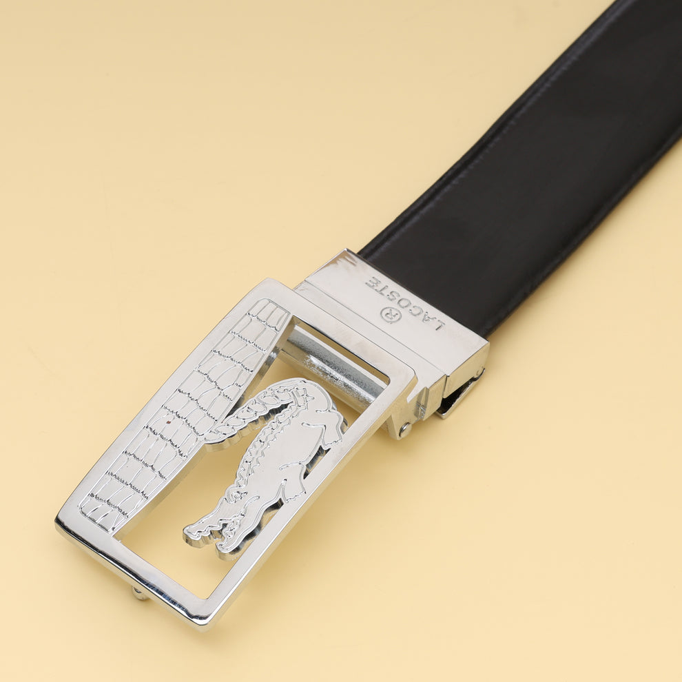 Silver Gator Statement Belt
