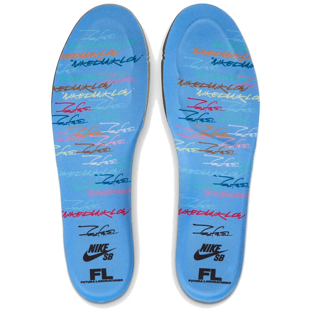 SB Dunk Low Futura Laboratories Bleached Aqua
