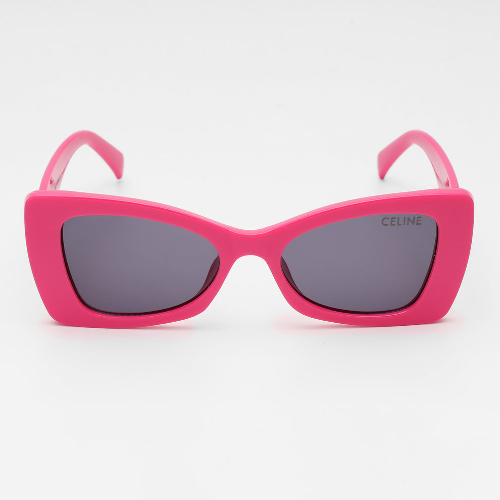 Bold in Pink” Cat-Eye Sunglasses