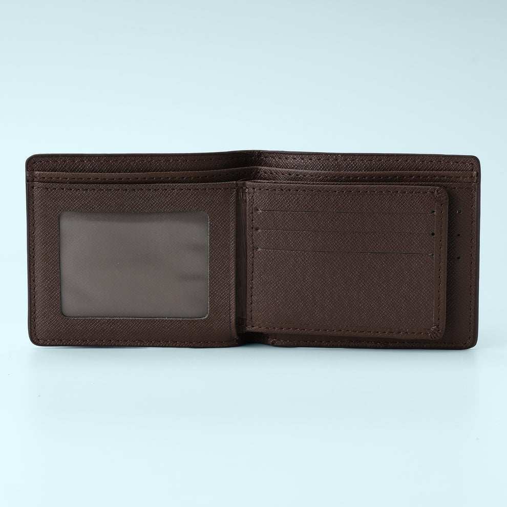 Rich Brown Textured Wallet