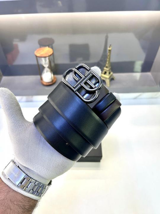 Balanciaga Black Grey Belt Fa 647