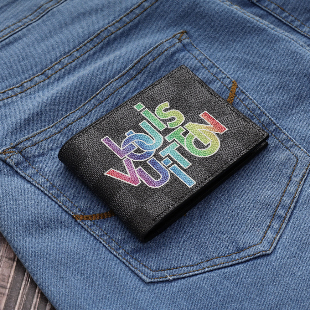 Multicolor Graphic Statement Wallet