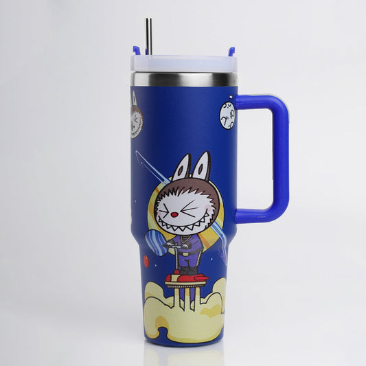 LABUBU “Cosmic Ride” Blue Sipper