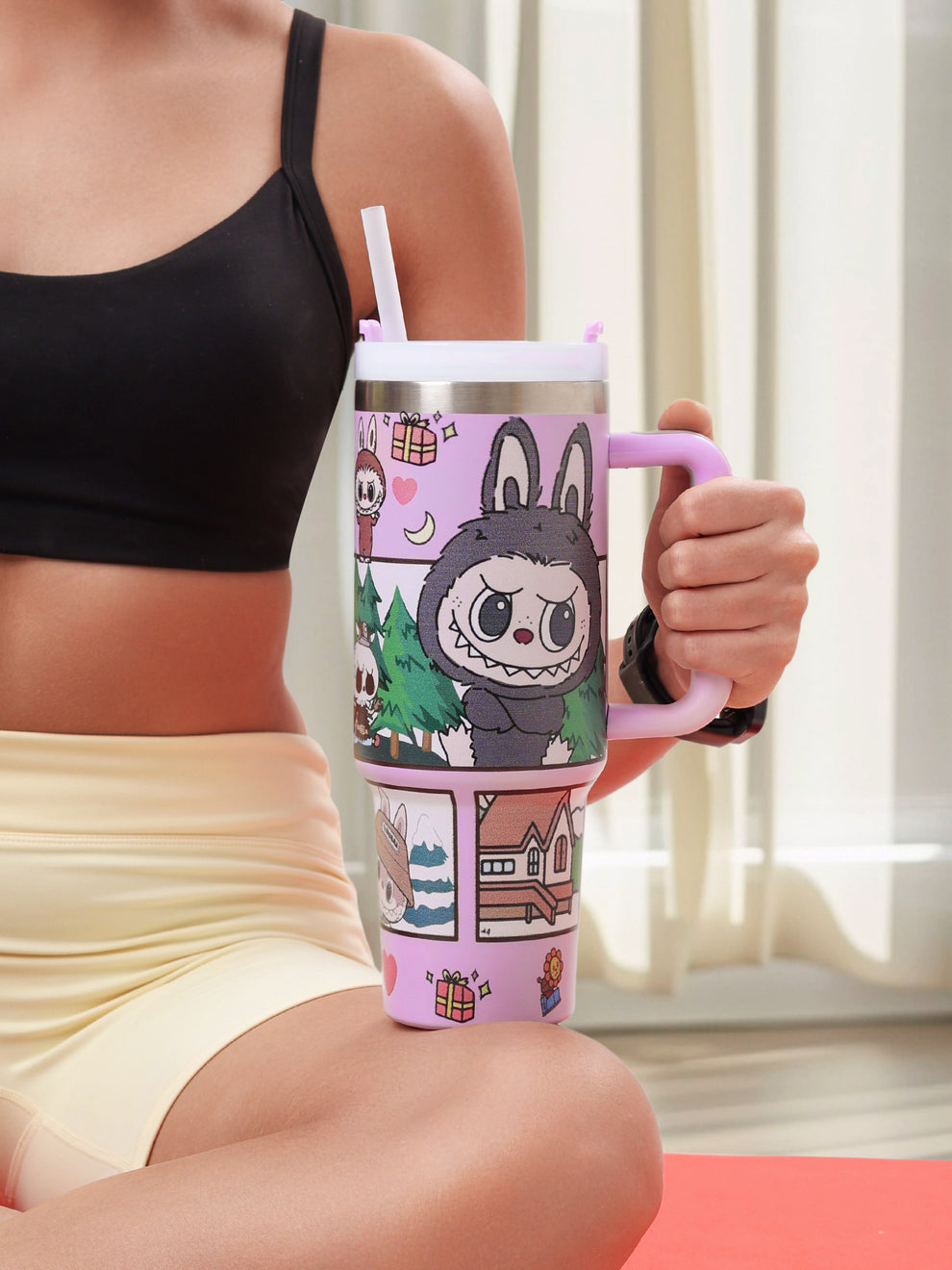LABUBU “Forest Vibes” Lilac Sipper