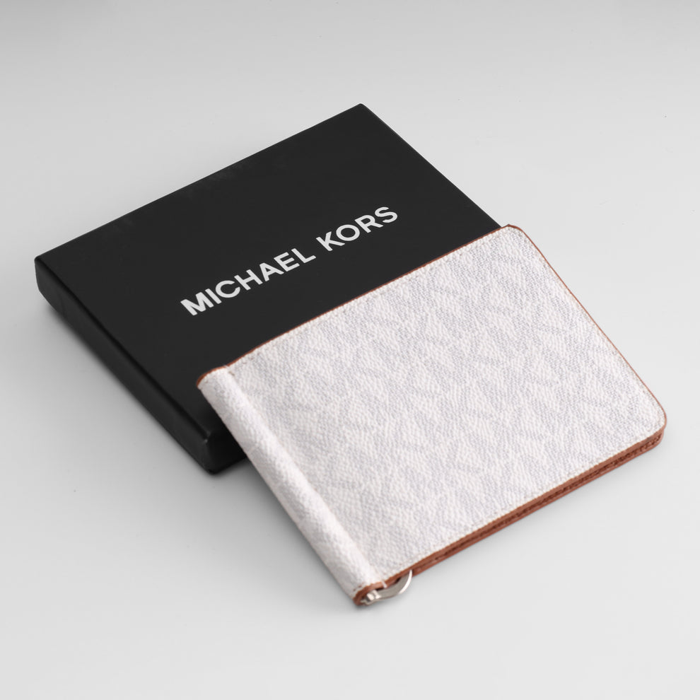 Kors Jet Set Signature Wallet – Chalk Brown