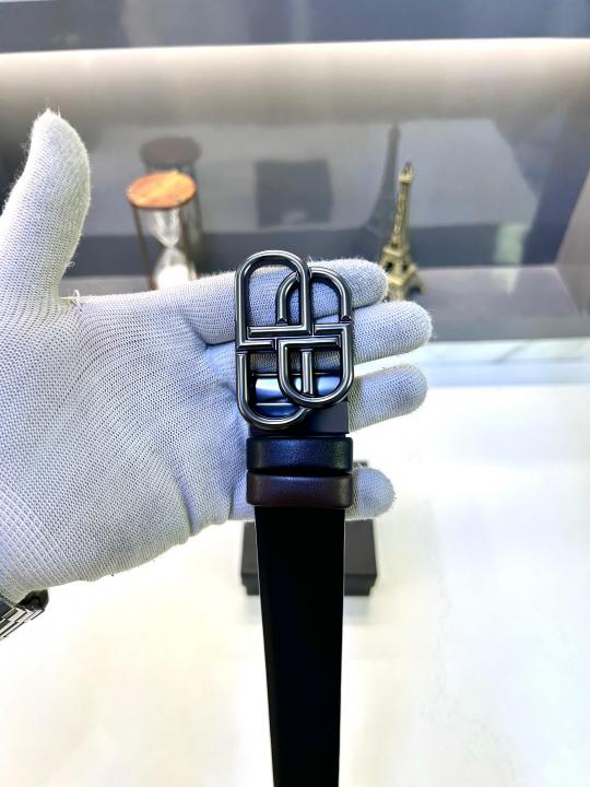 Balanciaga Black Grey Belt Fa 647