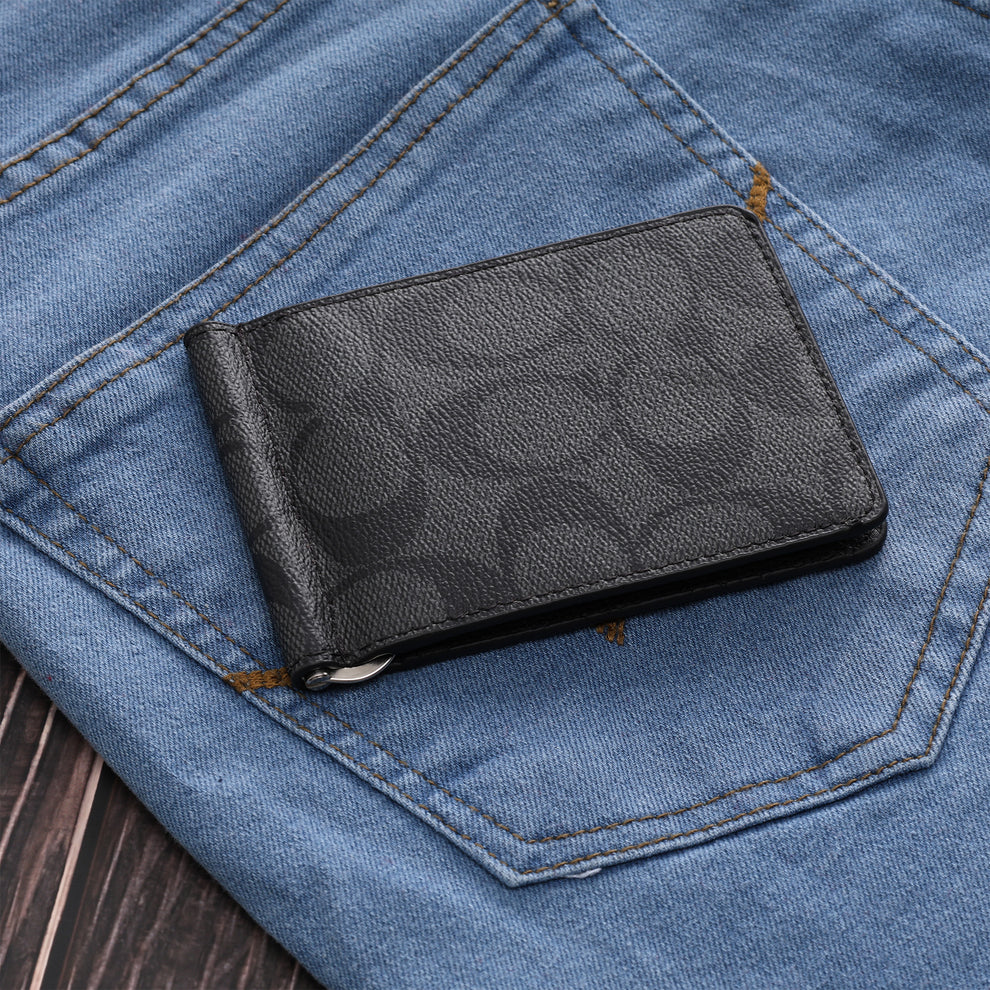 New York Signature Canvas Bifold Wallet