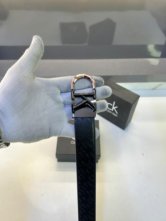 Ck_Calvin Black Golden Belt Fa 306