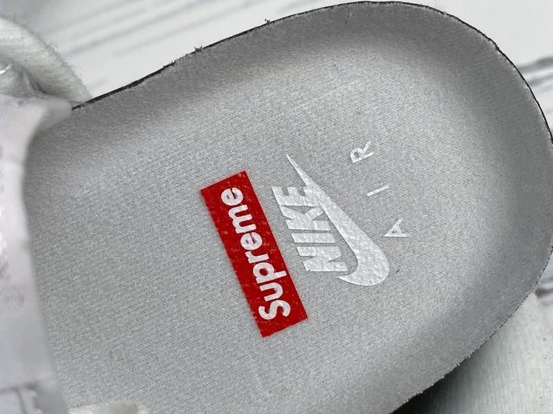 Air Force 1 Supreme Low Box Logo White