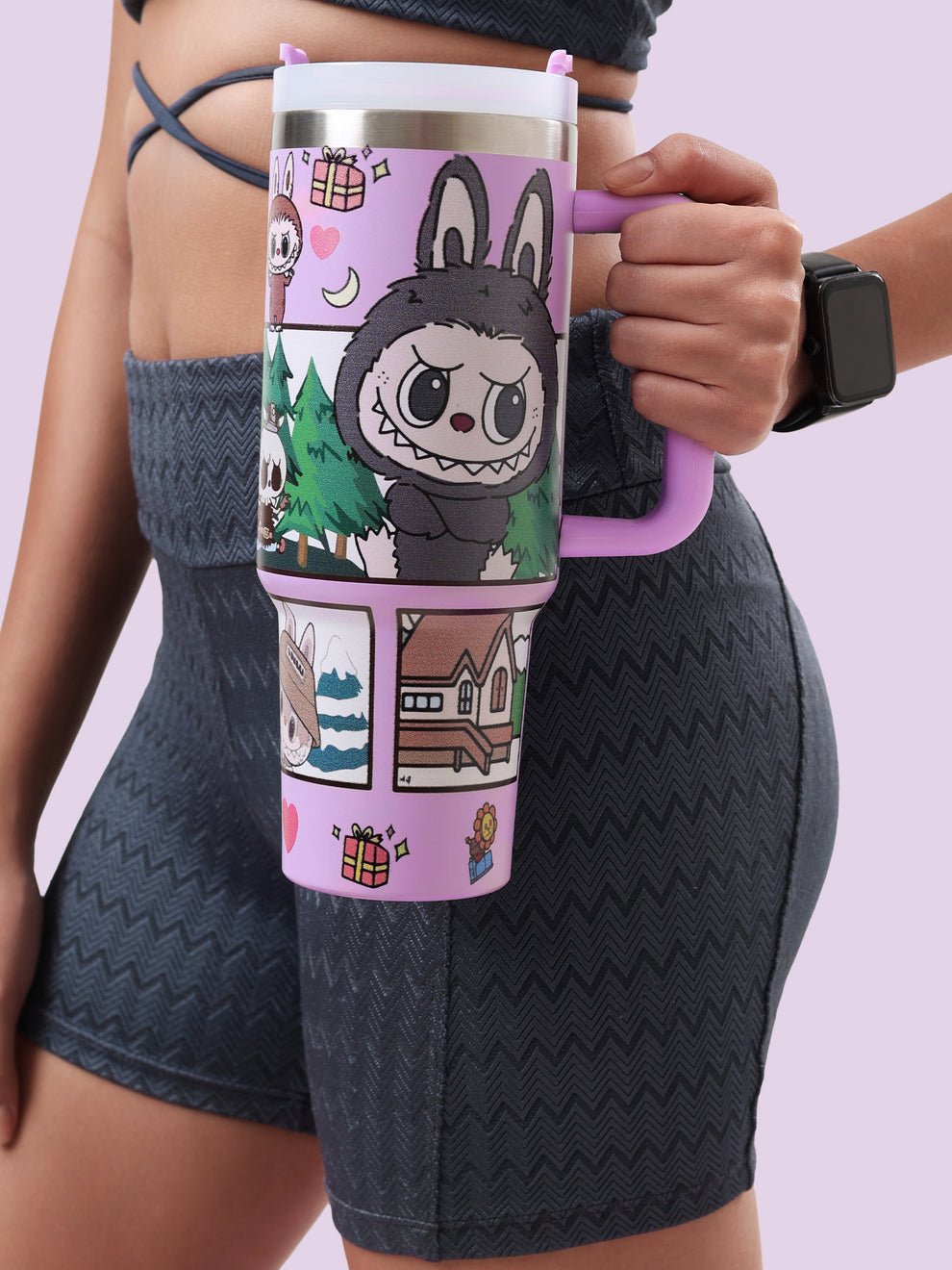 LABUBU “Forest Vibes” Lilac Sipper