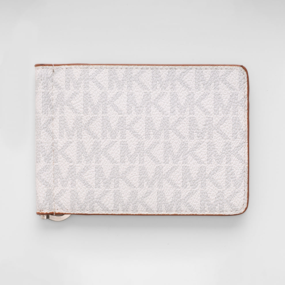 Kors Jet Set Signature Wallet – Chalk Brown